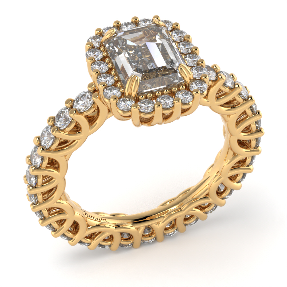 Anello Primum in Oro Giallo con Diamanti Lirimy