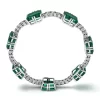 Bracciale Afrodite Taglio Smeraldo con Smeraldi e Diamanti Lirimy 3