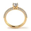 Anello Capri in Oro Giallo con Diamanti Lirimy 3