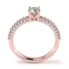 Anello Capri in Oro Rosa con Diamanti Lirimy 4