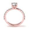 Anello Shine in Oro Rosa con Diamanti Lirimy 3