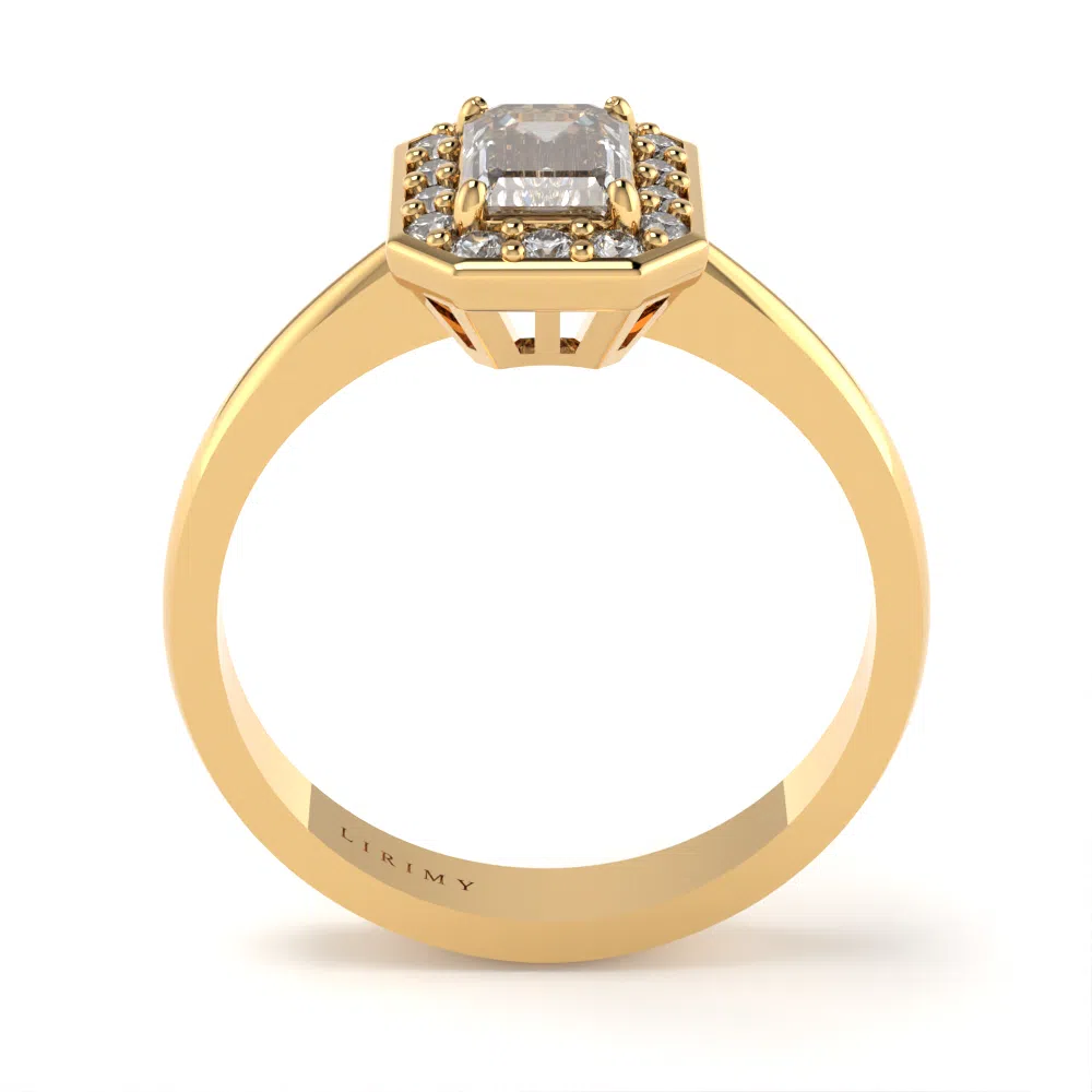 Anello Rea in Oro Giallo con Diamanti Lirimy 3