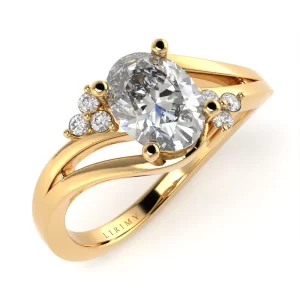 Anello Vitas in Oro Giallo con Diamanti Lirimy 2