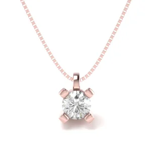 Collana Fabula in Oro Rosa con Diamante Lirimy